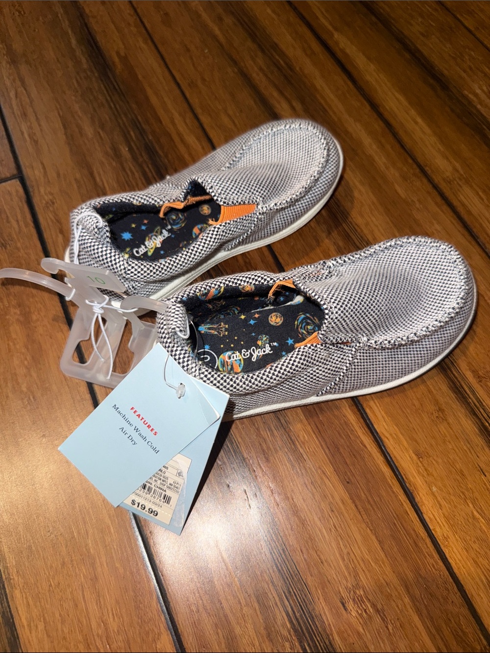 Cat & Jack Kids' navy and white Slip-On Shoes